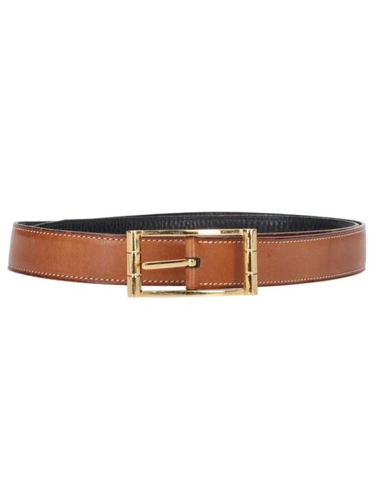 Hermes Reversible Leather Belt 85